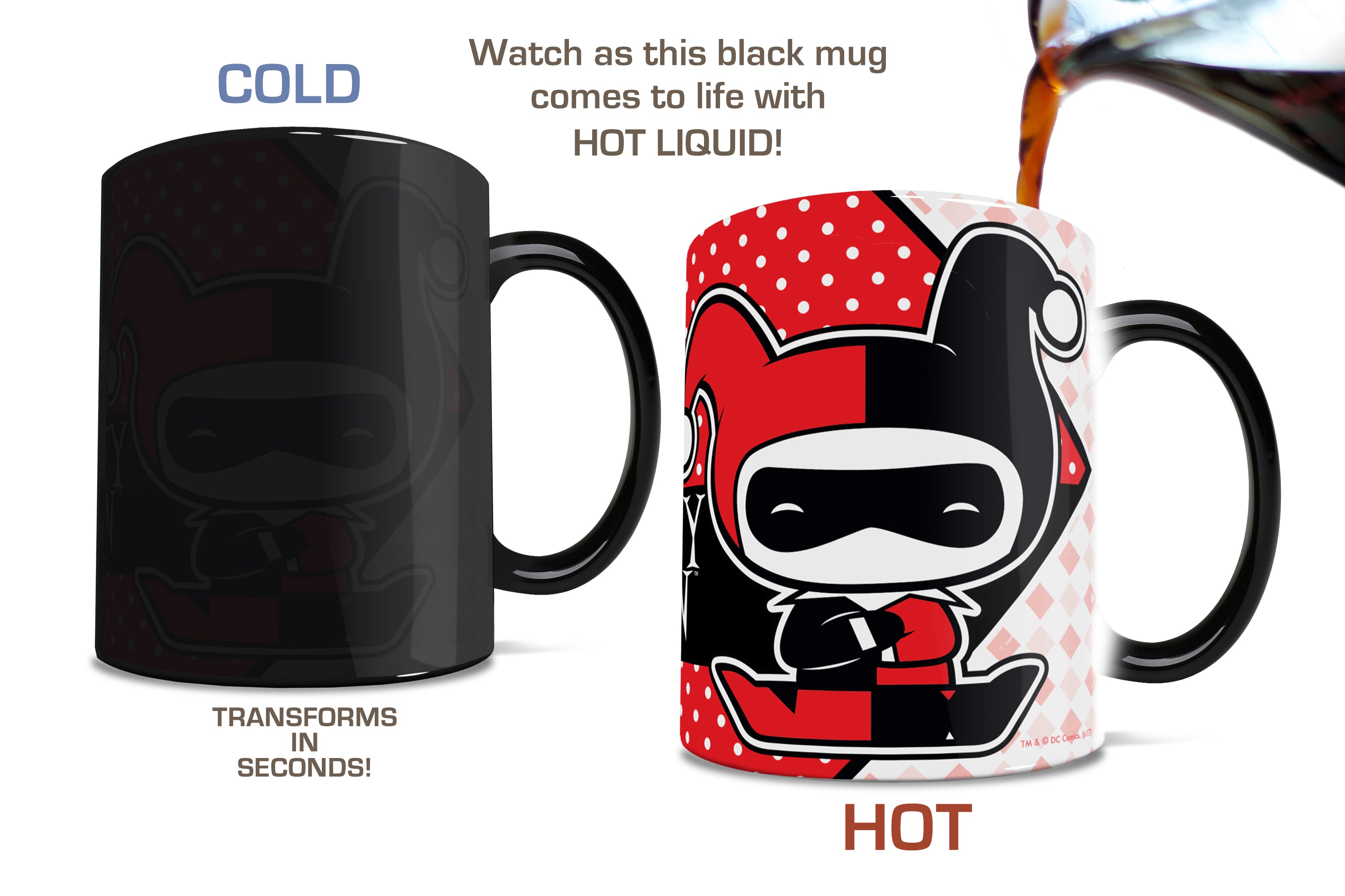 DC Comics (Justice League - Harley Quinn Cartoon) Morphing Mugs® Heat-Sensitive Mug MMUG643